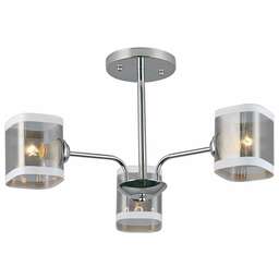 HIPER Люстра Borneo H186-3, 3 х 60 Вт, хром