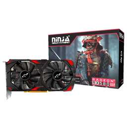 NINJA (SINOTEX) Видеокарта RX580 8GB GDDR5 256bit 2xDP HDMI 2FAN RTL