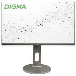 DIGMA 27" Монитор Progress 27P705Q, 2560x1440, IPS, 75Гц, 2хHDMI, 1хDP, черный и серебристый [dm27sb08]