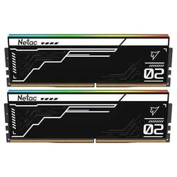 NETAC Память DDR5 2x16GB 7600MHz NTS2D5P76DP-32K Shadow II RGB RTL Gaming PC5-60800 CL36 DIMM ECC 288-pin 1.4В с радиатором Ret