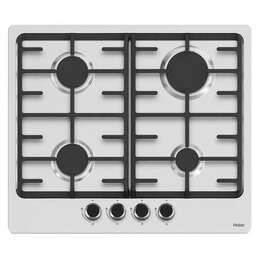 HAIER Газовая варочная панель HHX-M64CNX, 4 конфорки, нержавеющая сталь, серебристый