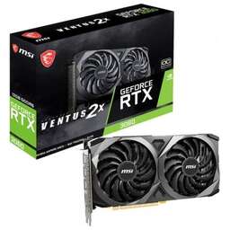 MSI NVIDIA GeForce RTX 3060 , RTX 3060 VENTUS 2X 12G OC, 12ГБ, GDDR6, OC, Ret