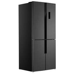 MAUNFELD Холодильник трехкамерный MFF181NFSB Side by Side, инверторный черный