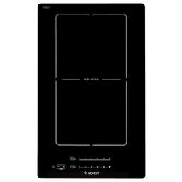 GEFEST Индукционная варочная поверхность ПВИ 4001 К1, конфорок: 2 шт., стеклокерамика, независимая, черный