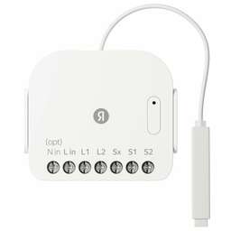 YANDEX Умное реле Яндекс, двуканальное, Zigbee YNDX-00538