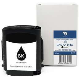 NV PRINT Струйный картридж 10 (NV-C4844A) Black для HP DesignJet 500/800, Business Inkjet 2200/2300/2600/2800 (69 мл) совместимый