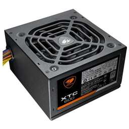 Cougar XTC 600 Блок питания (Разъем PCIe-2шт,ATX v2.31, 600W, Active PFC, 120mm Fan, Power cord, 80 Plus, Japanese standby capacitors) [XTC600] BULK