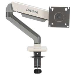 DIGMA Кронштейн для мониторов ЖК D-MM101, до 32", до 9кг, крепление к столешнице, поворот и наклон, серый