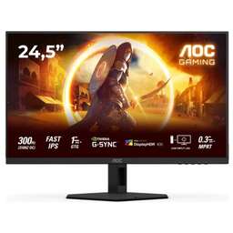 AOC Монитор 24,5" 25G4SRE, 16:9, Fast IPS, FHD, 1ms, 400cd, 300Hz, HDMI, DP