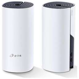 TP-LINK Бесшовный Mesh роутер DECO P9(2-PACK), Wi-Fi 5, AC1200, 2.4/5ГГц, 2 WAN/LAN, белый, 2 шт. в комплекте