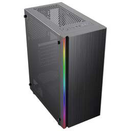 FORMULA Корпус ATX CL-3302B RGB, Midi-Tower, без БП, черный