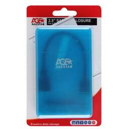 AGESTAR /SSD 3UBCP3 SATA USB3.0 пластик синий 2.5