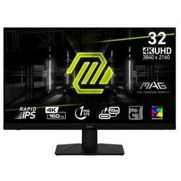 MSI 32" Монитор Mag 322UPF, 3840x2160, IPS, 160Гц, 2хHDMI, 1хDP, 1хType-С, черный [9s6-3dc79t-014]