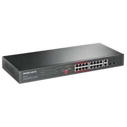 MERCUSYS Коммутатор MS118CP, неуправляемый