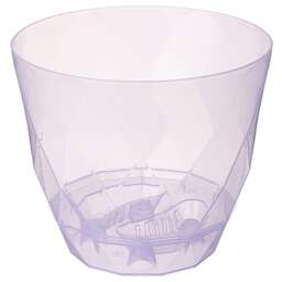 HOMVER Laurel для орхидей D145мм, 1,3л с поддоном (сиреневый транспарент) 221615041/01