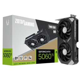 ZOTAC Видеокарта RTX5060Ti TWIN EDGE OC 8GB GDDR7 128bit 3xDP HDMI 2FAN MEDIUM PACK