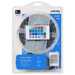 SMARTBUY (SBL-IP65-9-RGB-KIT) Комплект LED ленты SMD 5050/60-IP65- 9W/RGB 5 м
