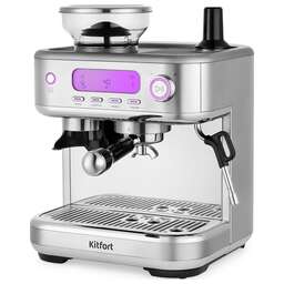 KITFORT Кофемашина КТ-7113 1480Вт нержавеющая сталь