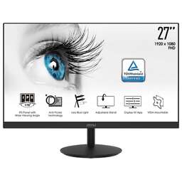 MSI 27" Монитор Pro MP271AP, 1920x1080, IPS, 100Гц, 1хHDMI, 1хDP, черный [9s6-3pa29t-086]