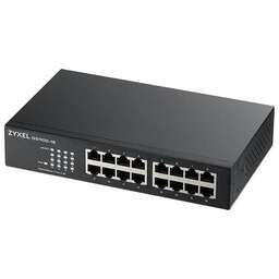 ZYXEL Коммутатор GS1100-16-EU0103F 16x1Гбит/с неуправляемый