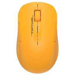 A4TECH Мышь беспроводная Fstyler FG15C Air2, радио, оптическая, USB, 1200dpi, желтый