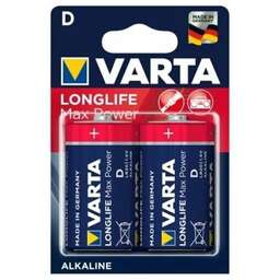 VARTA Батарея LongLife Max Power Alkaline D LR20 (2шт) блистер