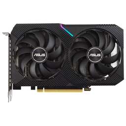 ASUS Видеокарта PCI-E 4.0 DUAL-RTX3050-O8G-V2 NVIDIA GeForce RTX 3050 8Gb 128bit GDDR6 1822/14000 DVIx1 HDMIx1 DPx1 HDCP Ret