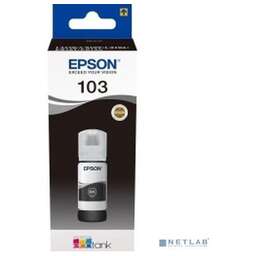 EPSON C13T00S14A Контейнер 103 с черными чернилами для L1110/L3100/3101/3110/3150/3151, 65 мл. (cons ink)