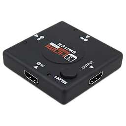 PREMIER Переключатель аудио-видео HDMI (f) - HDMI (f), HDMI (f), ver 1.4, черный [7003]