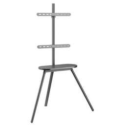 CACTUS Подставка для телевизора CS-ST2844GY, 43-65", напольный, темно-серый