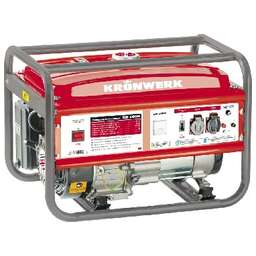 KRONWERK Генератор бензиновый KB 5000, 5,0 кВт, 220В/50Гц, 25 л, ручной старт 94693
