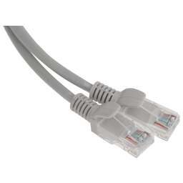 PREMIER Патч-корд 5-970 1Гбит/с UTP 4 пары cat.5E CCA molded 2м серый RJ-45 (m)-RJ-45 (m)