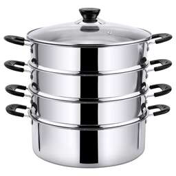 POMIDORO POMI D'ORO P630102 Vapore Мантоварка-пароварка, 26см