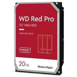 WD Жесткий диск Red Pro 201KFGX, 20ТБ, HDD, SATA III, 3.5"