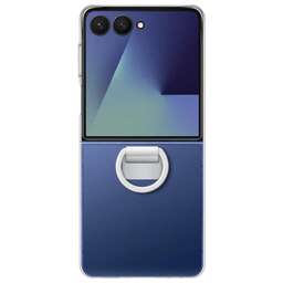 SAMSUNG Чехол (клип-кейс) Ring Case Z Flip7, для Galaxy Z Flip7, прозрачный [ef-qf766ctegru]