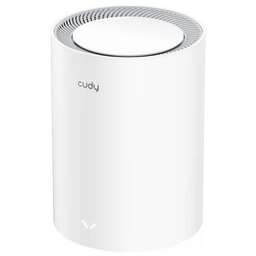 CUDY Маршрутизатор BE3600 Wi-Fi 7 Mesh Solution Gigabit Dual Band 1-Pack, Chipset Broadcom, 802.11be/ax/ac/a/b/g/n, 2882Mbps at 5GHz + 688Mbps at 2.4GHz, 3 x 10/100/1000Mbps Ports, Internal antennas, Zerotier/PPTP/L2TP/OpenVPN/WireGuard, MLO, MU-MIMO, Guest network, WPS, DDN