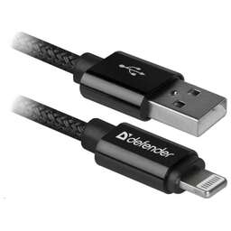 DEFENDER (87808) ACH01-03T PRO USB2.0, AM-LightningM, 1.0 м