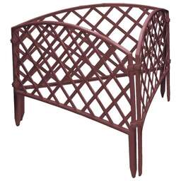 PALISAD Забор декоративный Сетка , 24 х 320 см, терракот 65026
