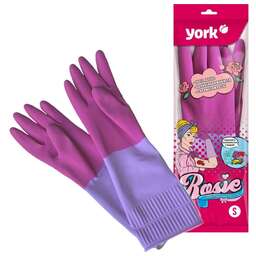 YORK резиновые с удлинённой манжетой ароматизированные Рози (S) 092660