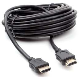 CABLEXPERT (19437) CC-HDMI4L-10M, 19M/19M, v2.0, Light, двойной экран, позол.контакты, 10м, черный, пакет