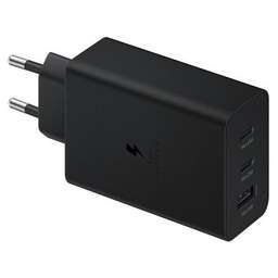 SAMSUNG Сетевое зарядное устройство EP-T6530N, 1xUSB-A +2xUSB-C, 3A, черный [ep-t6530nbegru]