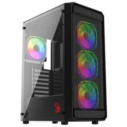 BLOODY Корпус ATX BD-CC114F, Midi-Tower, без БП, черный [bd-cc114f-bk]