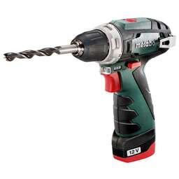 METABO Дрель-шуруповерт PowerMaxx BS Basic аккум. патрон:быстрозажимной (кейс в комплекте) (600080500)