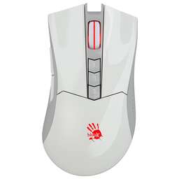 A4TECH Мышь Bloody R90 Plus белый оптическая 5000dpi беспров. USB 7but (R90 PLUS GREUISH WHITE)