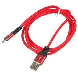 DIGMA Кабель MICROUSB-1.2M-BRAIDED-R USB (m)-micro USB (m) 1.2м красный