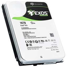 SEAGATE Жесткий диск Exos X18 ST16000NM000J, 16ТБ, HDD, SATA III, 3.5"