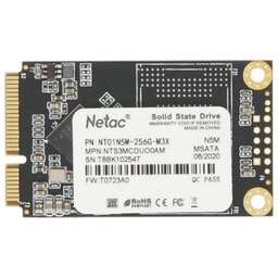 NETAC SSD жесткий диск MSATA 256GB NT01N5M-256G-M3X