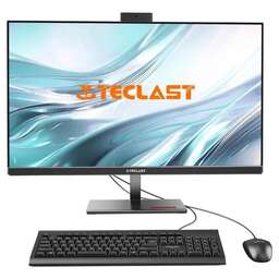 TECLAST Моноблок F27 Air 27" QHD i5 14400 (2.5) 16Gb SSD512Gb UHDG 730 Windows 11 Pro GbitEth WiFi BT 120W клавиатура мышь Cam черный 2560x1440