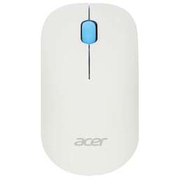 ACER Мышь OMR205 белый/голубой оптическая 1200dpi беспров. USB для ноутбука 3but (ZL.MCEEE.02H)