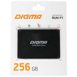 DIGMA Накопитель SSD SATA-III 256GB DGSR2256GP13T Run P1 2.5"